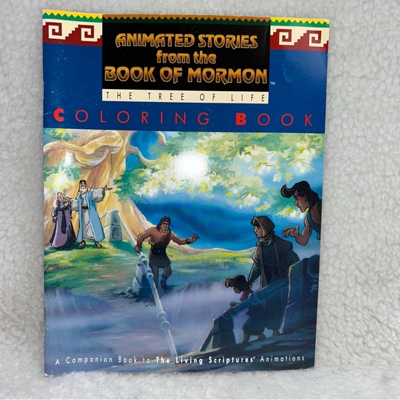 Animated Stories from the Book of Mormon 5 paperbook set coloring books 1991 vtg - Picture 2 of 12